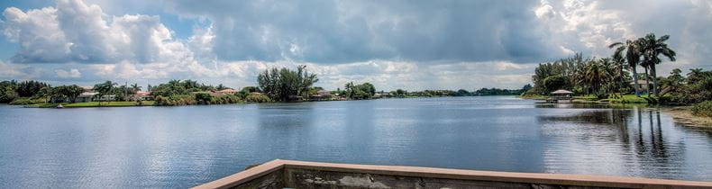 Lake Osborne as seen from Vi at Lakeside Village's dock