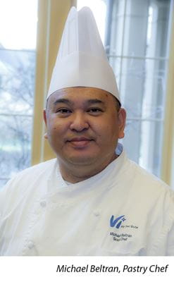 Head shot of Vi at The Glen Pastry Chef Michael Beltran