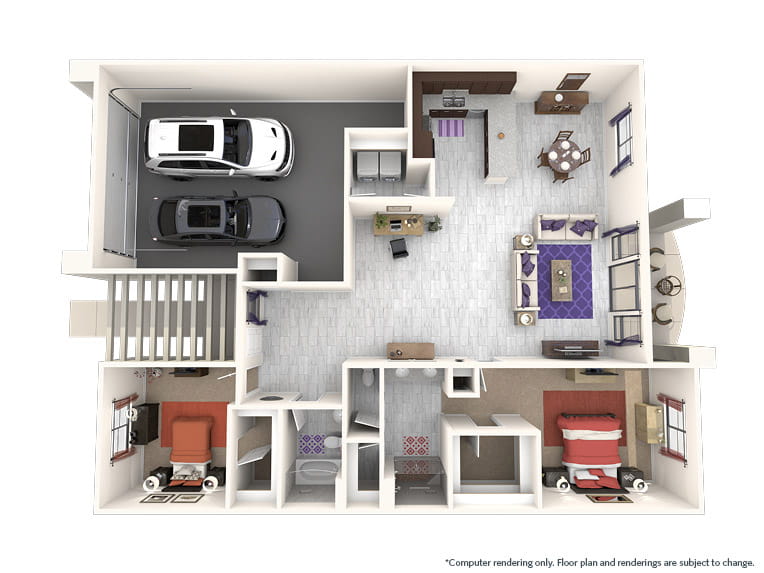 Trovita - 1706 square feet - 2 Bed, 2 Bath + Den