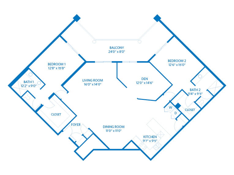 Oleander SE - 1994 square feet - 2 Bed, 2.5 Bath + Den