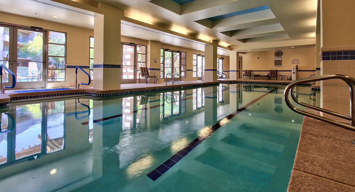 Vi at Grayhawk indoor pool. 