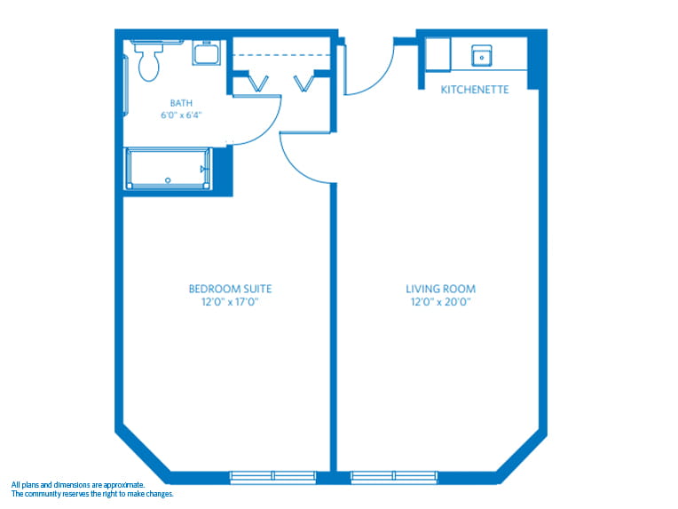 Desert Sage 2D floor plan. 