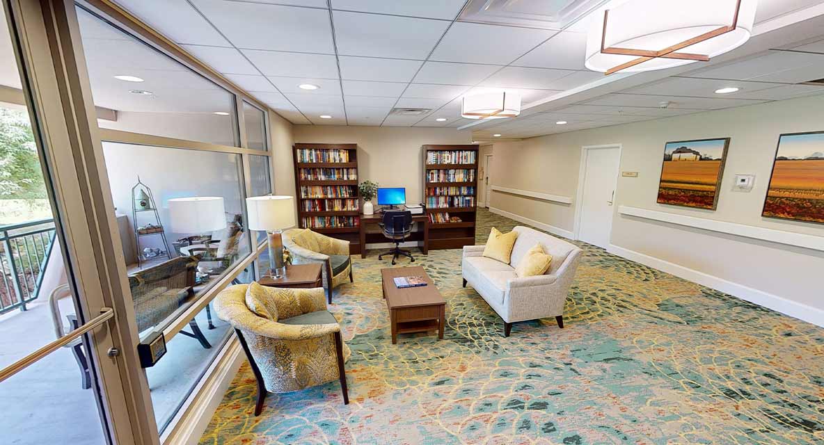 Assisted Living Library virtual tour. 