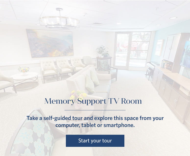 Memory Support TV Room virtual tour.