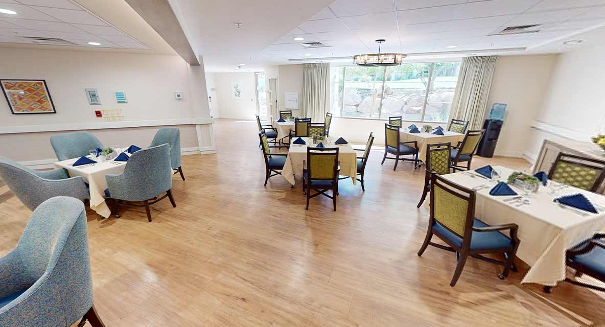 Memory Support Dining Room virtual tour. 