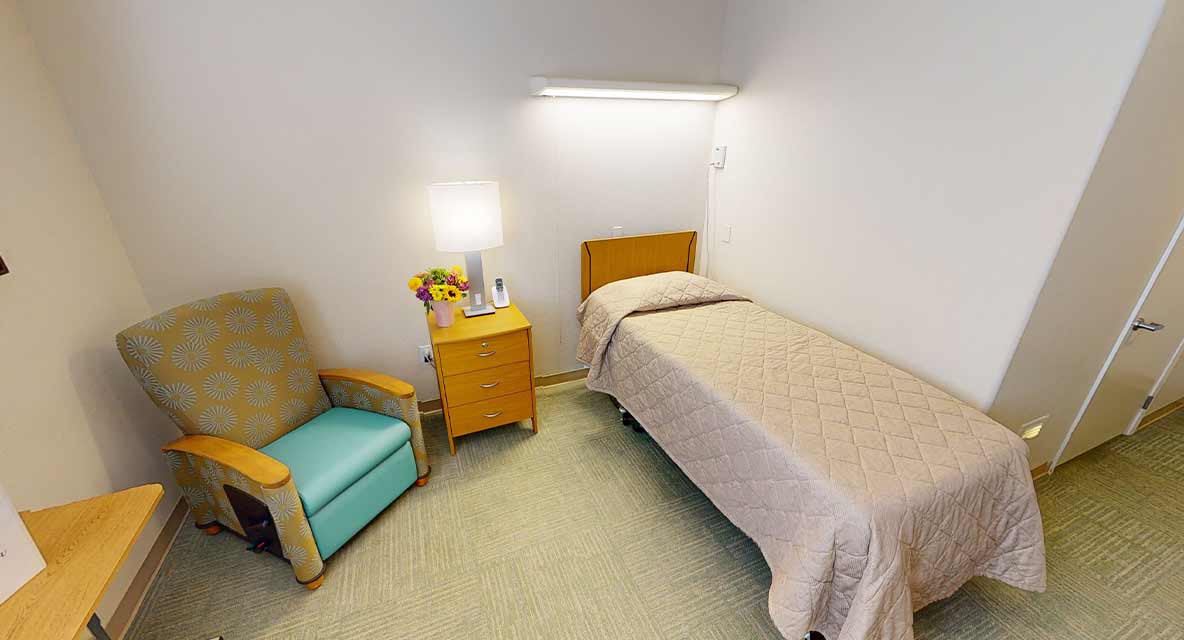 Skilled Nursing Model Room virtual tour. 
