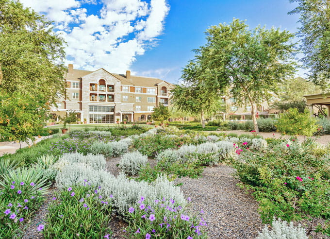 The Longview Garden at Vi at Silverstone.