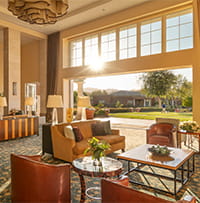 Vi at Silverstone living room. 