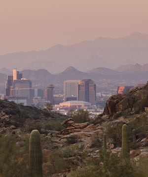 The Scottsdale skyline