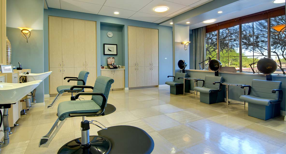 Vi at Silverstone salon.