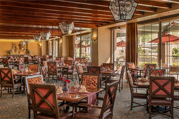 Al Forno dining room. 