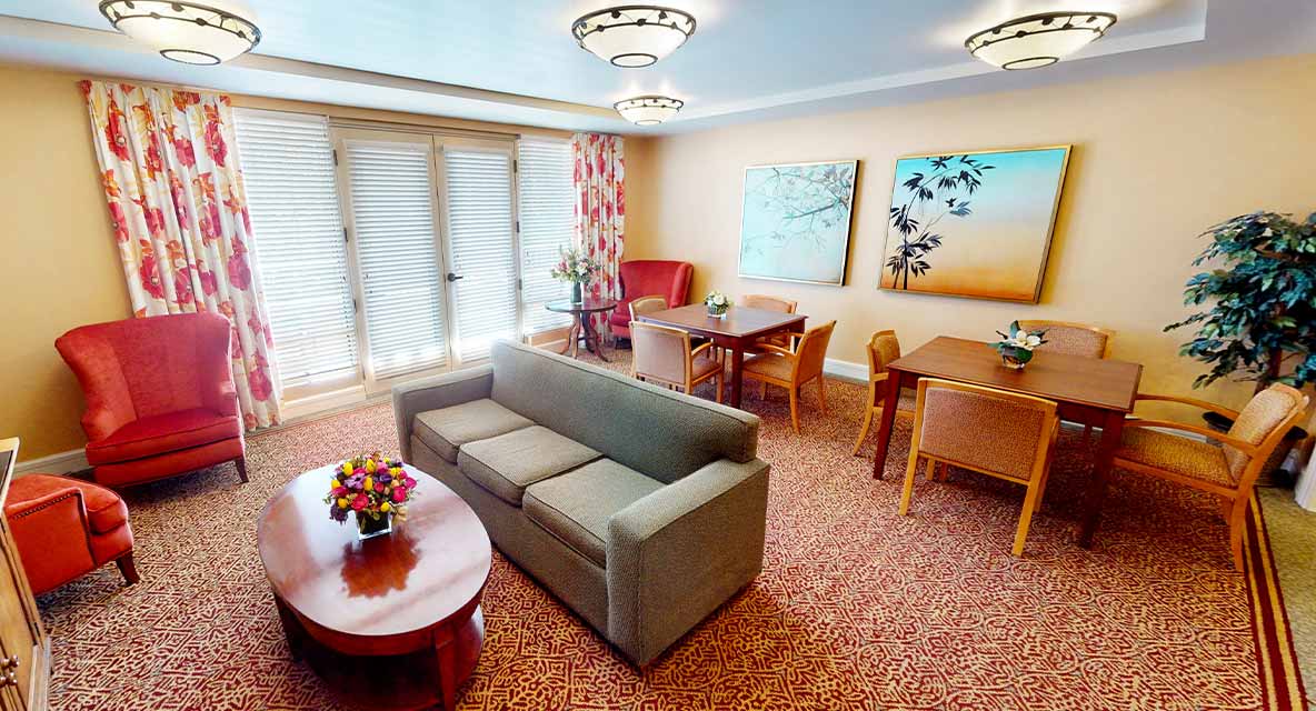 Assisted Living Family Room - Vi at Palo Alto Care Center