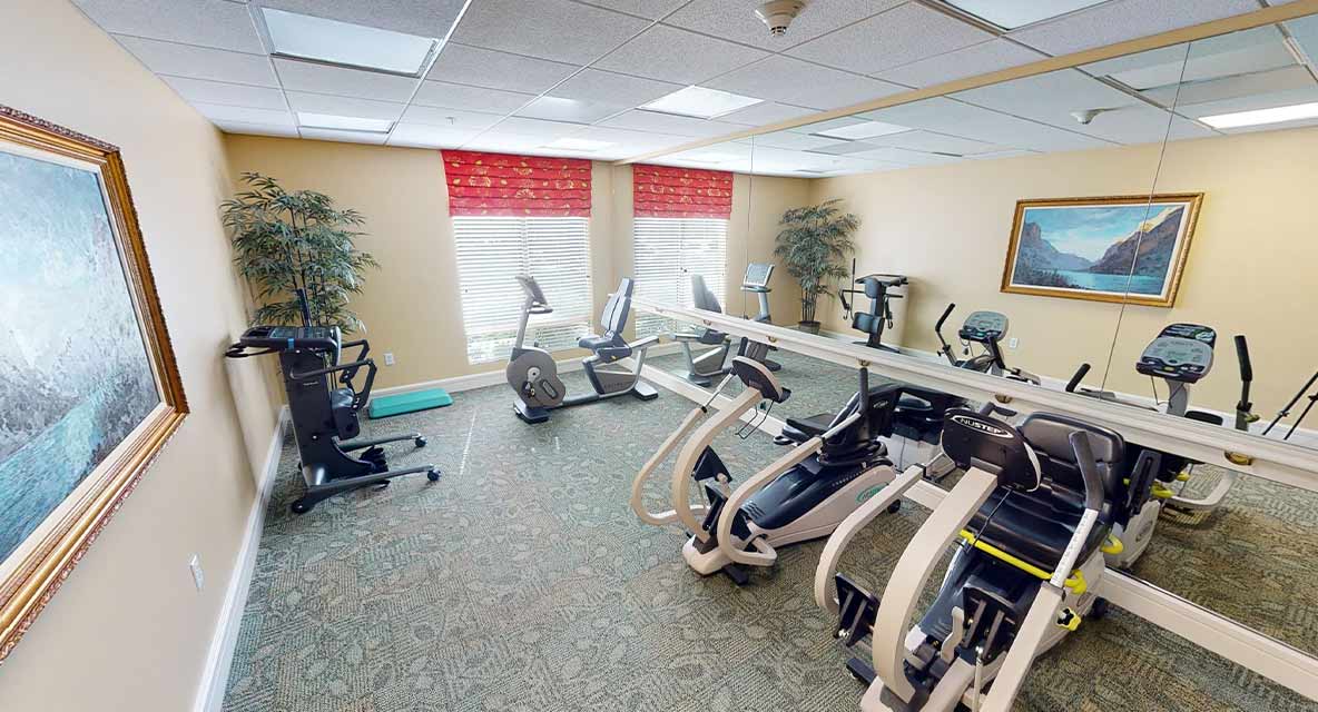 Assisted Living Gym - Vi at Palo Alto Care Center