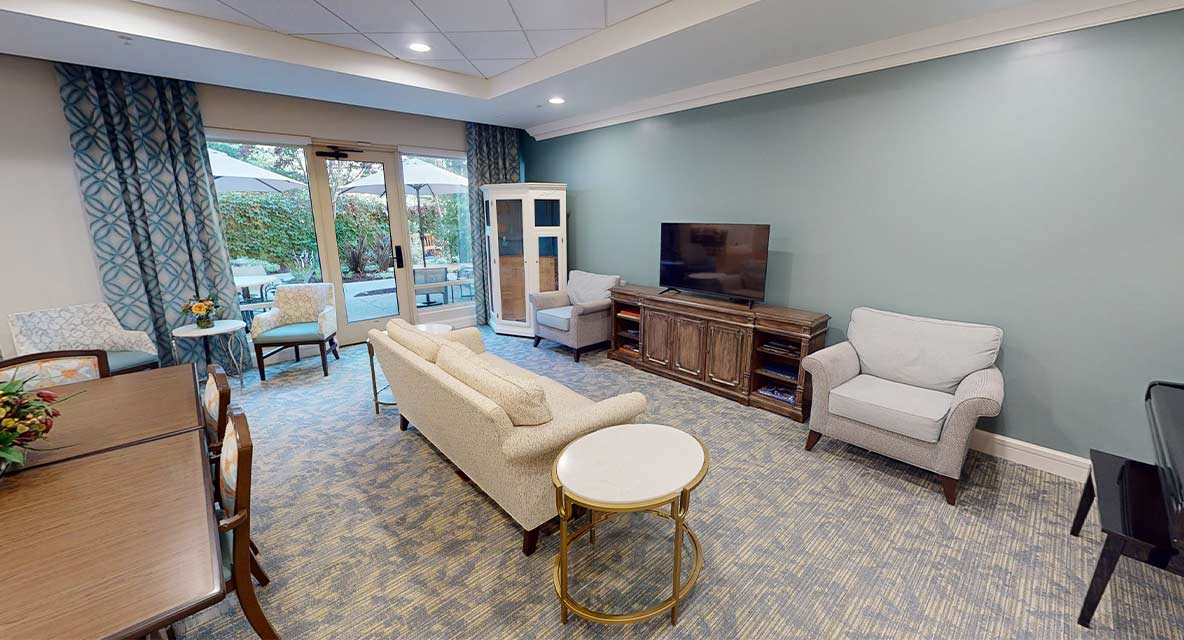 Memory Support Family Room - Vi at Palo Alto Care Center