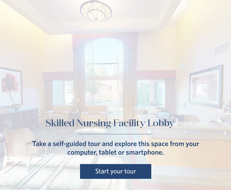 Skilled Nursing Facility Lobby - Vi at Palo Alto Care Center