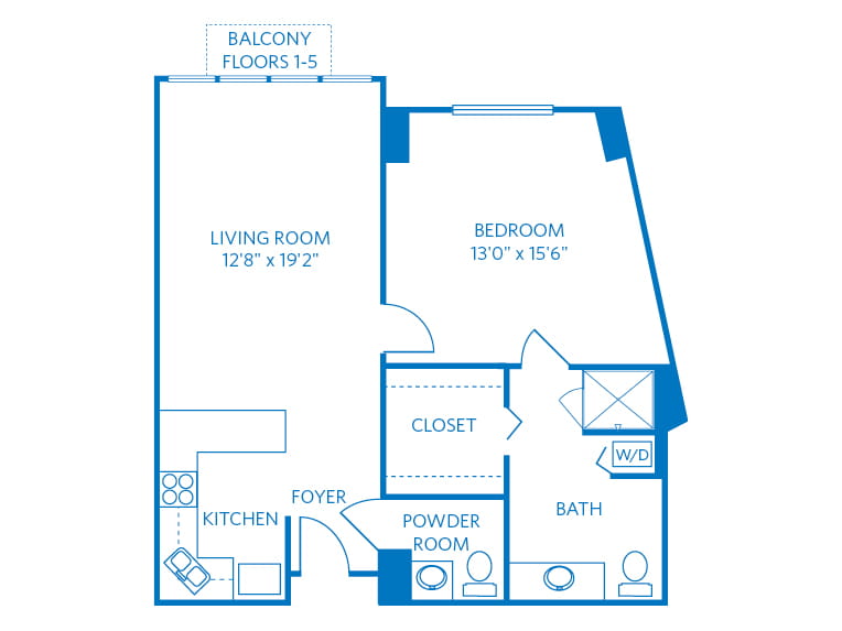 Botanica - 827 square feet - 1 Bed, 1.5 Bath
