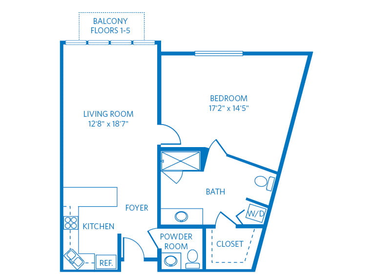 Arboles - 850 square feet - 1 Bed, 1.5 Bath