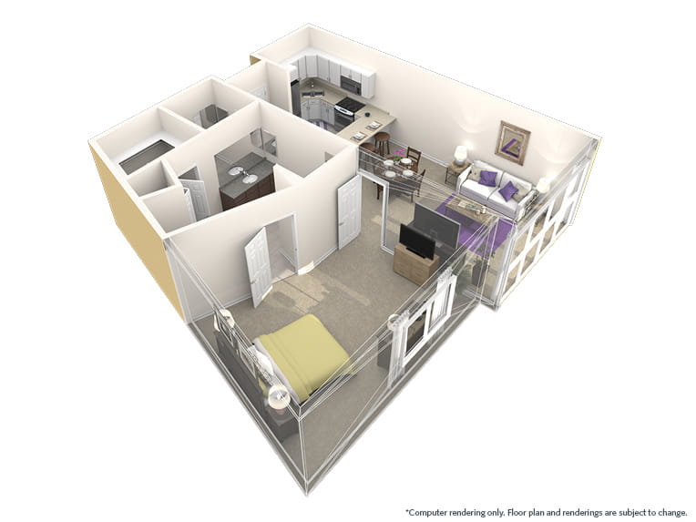 Arboles - 850 square feet - 1 Bed, 1.5 Bath