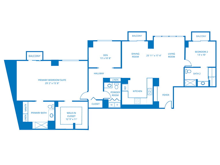 Grand Del Sol - 2146 square feet - PH 2 Bed, 2.5 Bath 