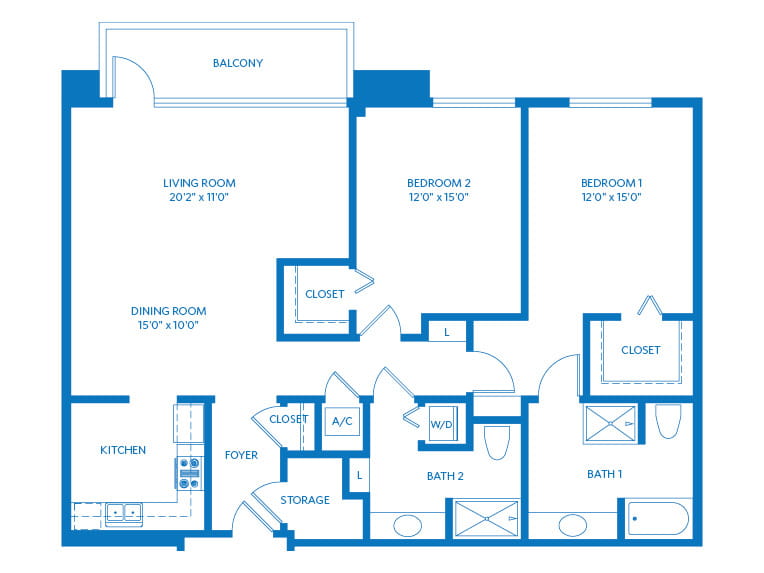 Verdor - 1490 square feet - PH 2 Bed, 2 Bath