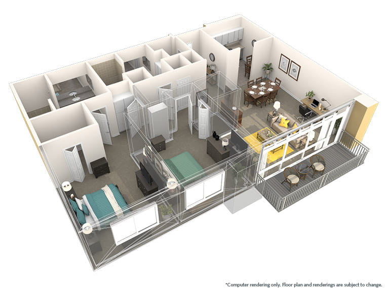 Verdor - 1490 square feet - PH 2 Bed, 2 Bath