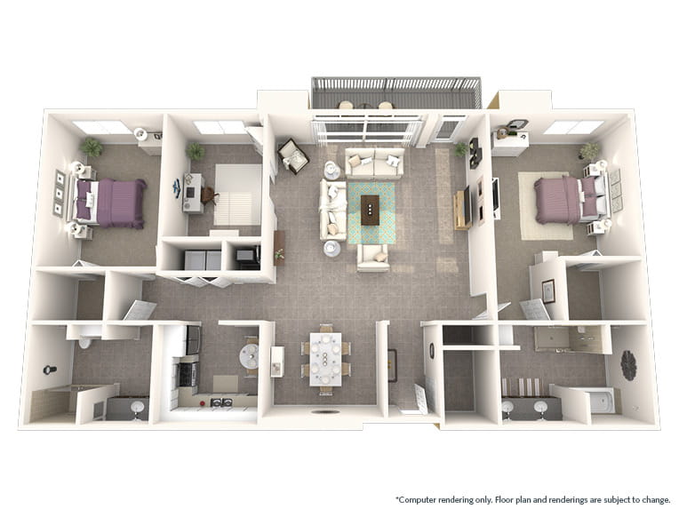 Coronado - 1997 square feet - PH 2 Bed, 2 Bath + Den