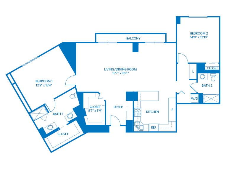 Verano - 1660 square feet - 2 Bed, 2 Bath