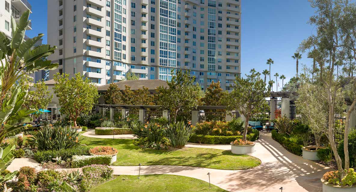 Vi at La Jolla Village outdoor patio. 