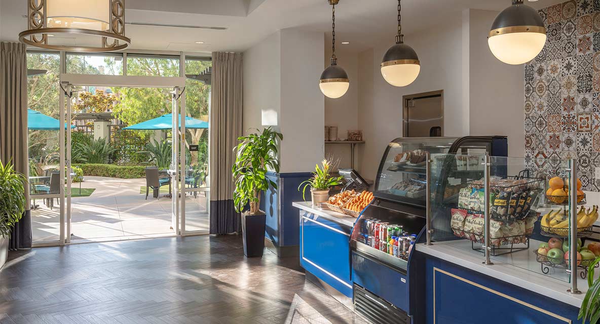 Vi at La Jolla Village The Grill counter. 