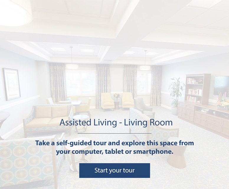 Assisted Living - Living Room - Vi at La Jolla Village Care Center. 