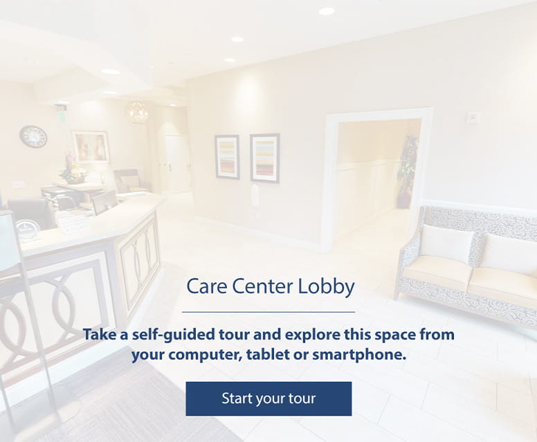 Care Center Lobby - Vi at La Jolla Village Care Center. 