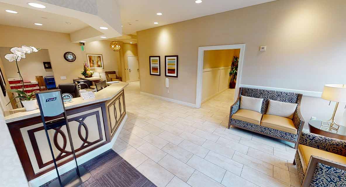 Care Center Lobby - Vi at La Jolla Village Care Center. 