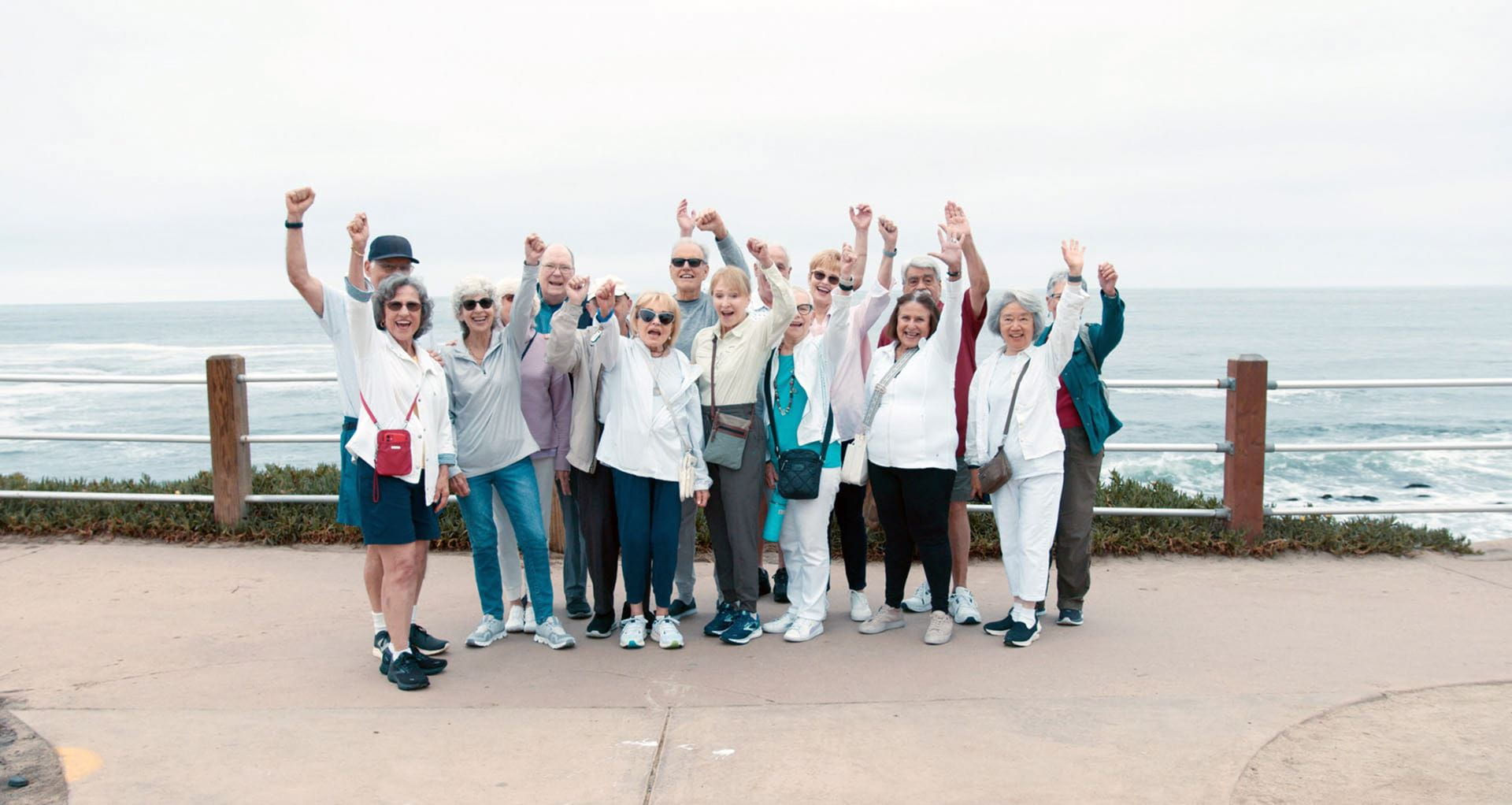 Members of Vi at La Jolla Village's walking club