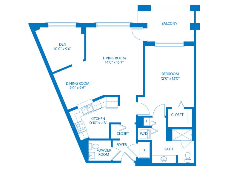 Wolf Creek - 1104 square feet - 1 Bed, 1.5 Bath + Den