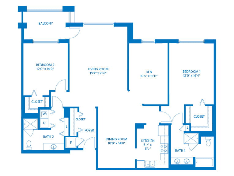 Snowmass - 1798 square feet - 2 Bed, 2 Bath + Den