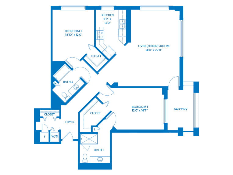Pagosa - 1,475 square feet - 2 Bed, 2 Bath
