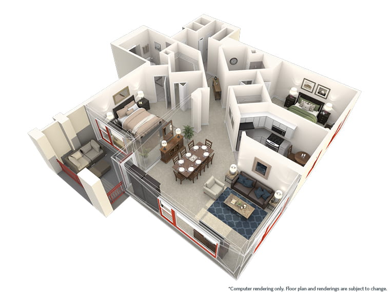 Pagosa - 1,475 square feet - 2 Bed, 2 Bath
