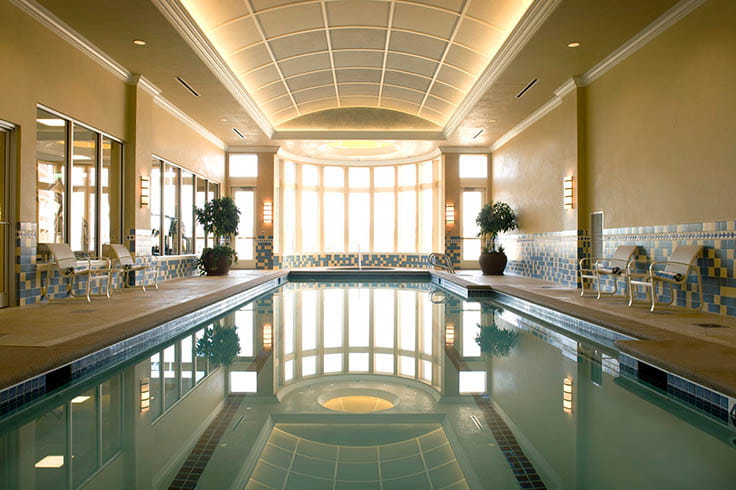 The pool at Vi at Highlands Ranch.