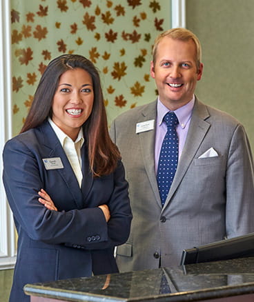 Two Vi employees.