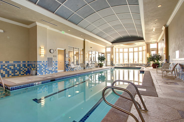 Vi Living at Aventura - Our salt-filtered swimming pool