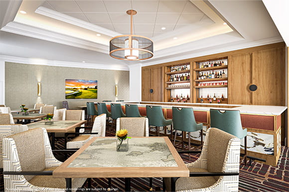 Vi at Highlands Ranch dining rendering. 