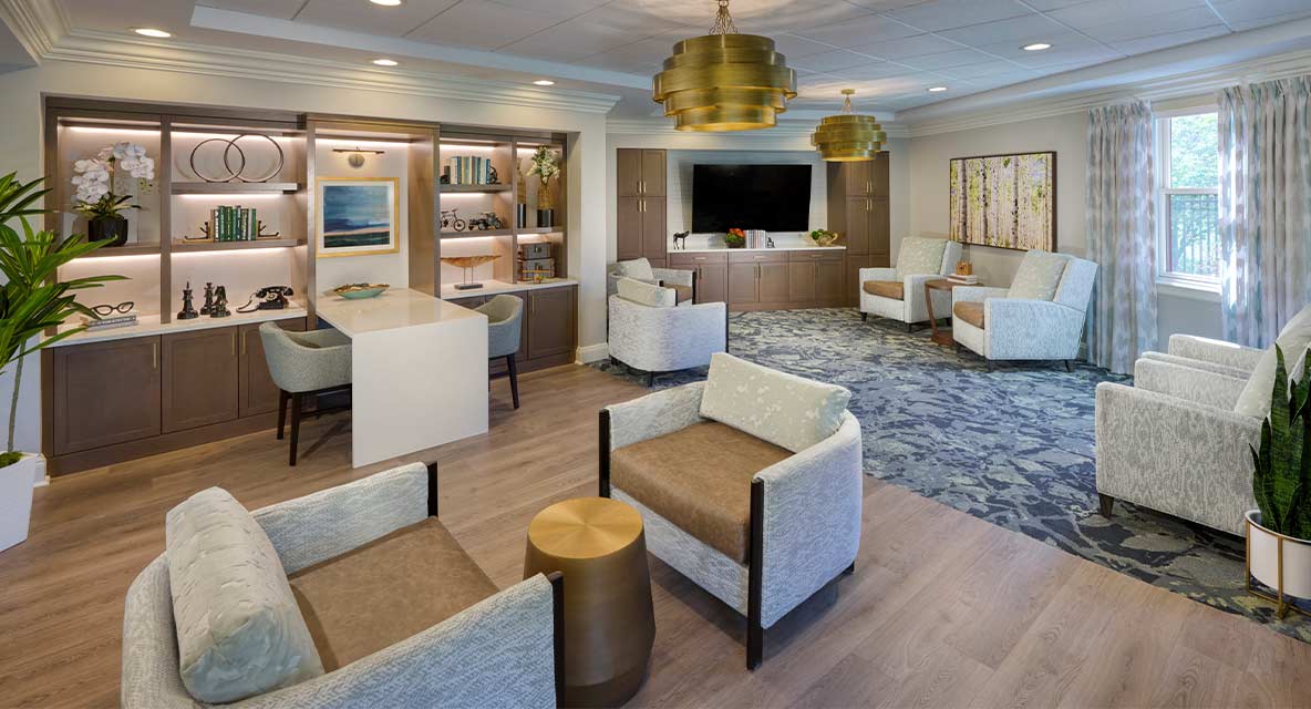 Vi at Highlands Ranch care center canvas living room. 