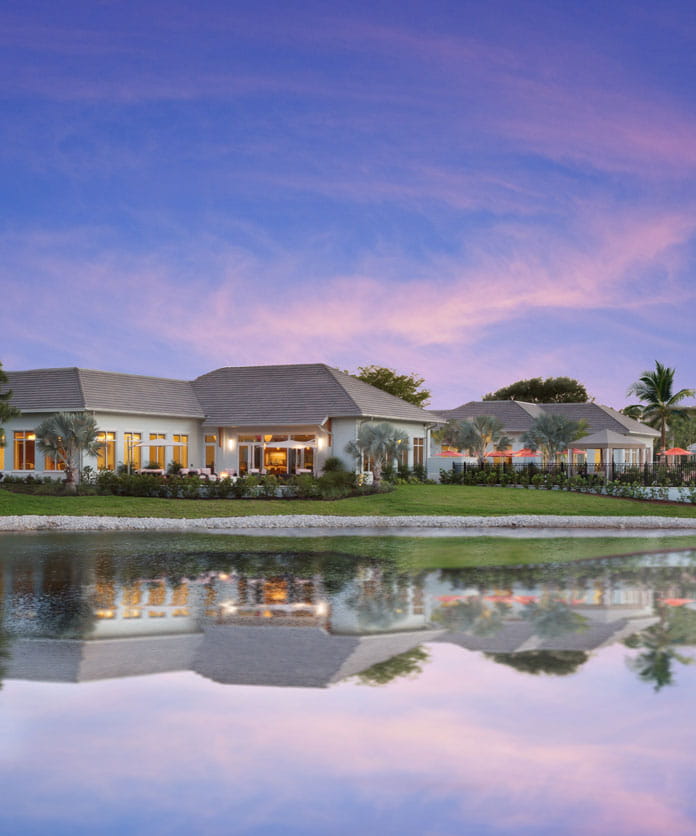 Vi at Bentley Village at dusk