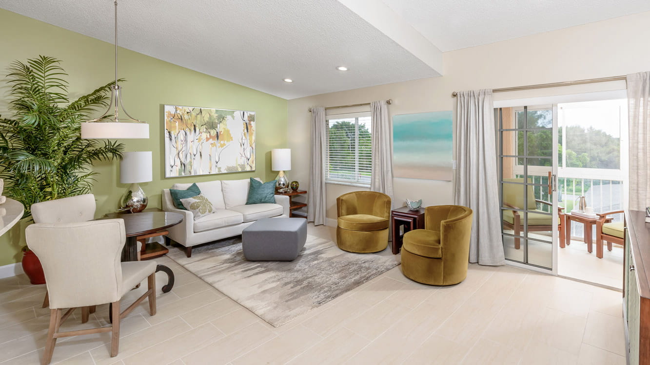 A Vi at Lakeside Village living room.