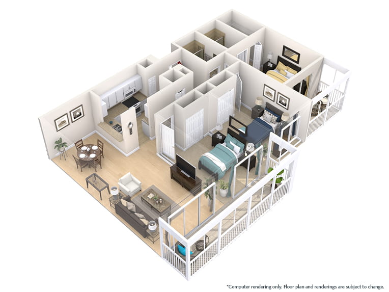 Oakview - 1331 square feet - 3 Bed, 2 Bath