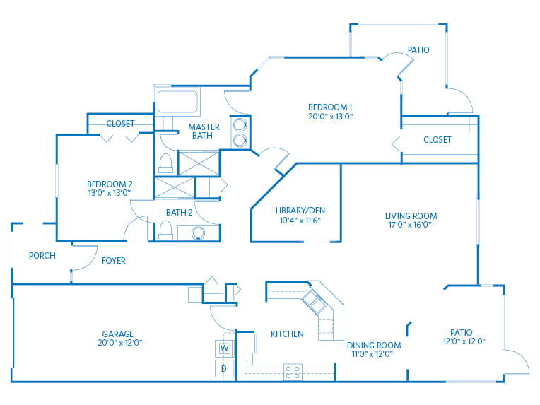 Starling - 2130 square feet - 2 Bed, 2 Bath + Den