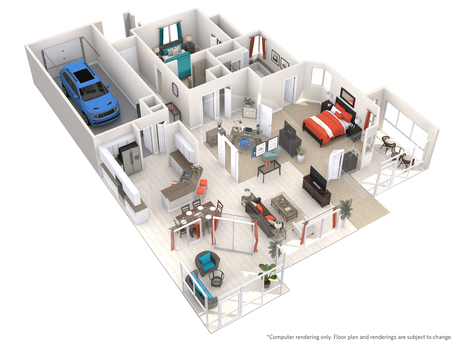 Starling - 2130 square feet - 2 Bed, 2 Bath + Den