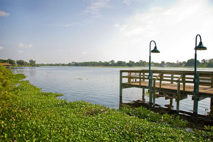 The dock at Vi at Lakeside Village