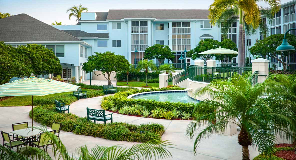 Vi at Lakeside Village exterior. 