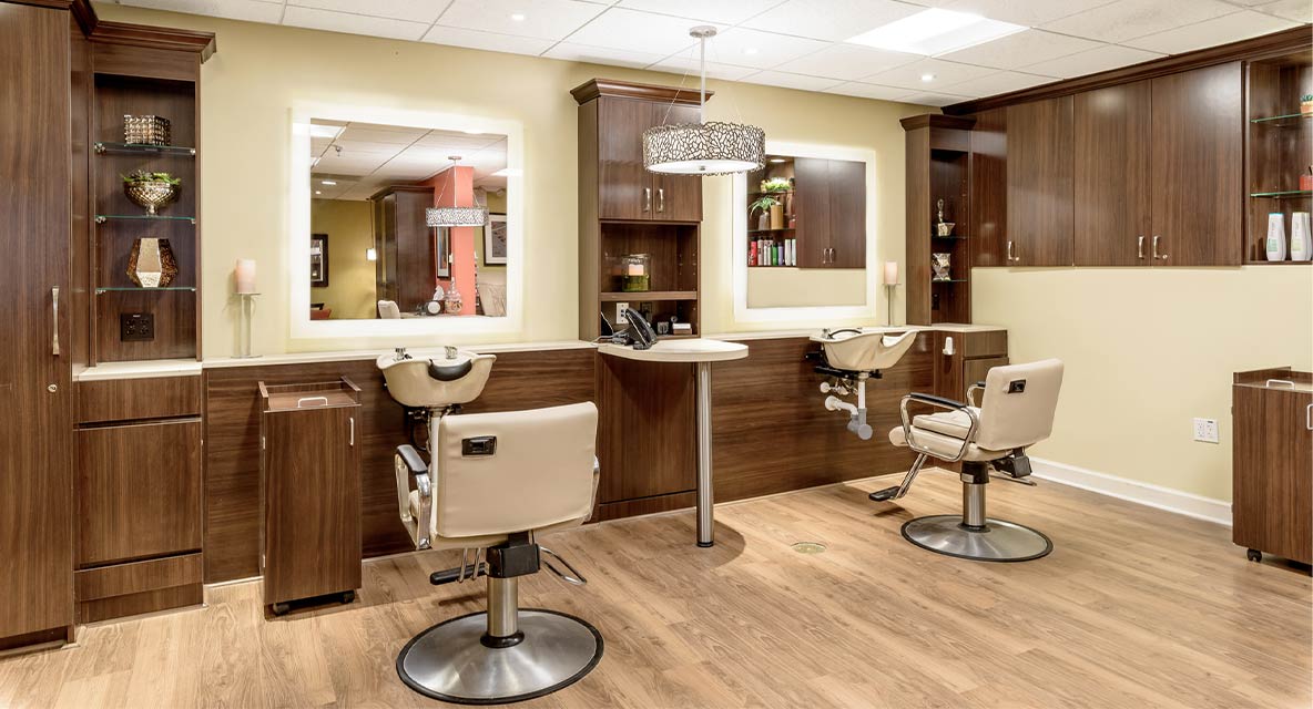 Vi at Lakeside Village salon and spa. 